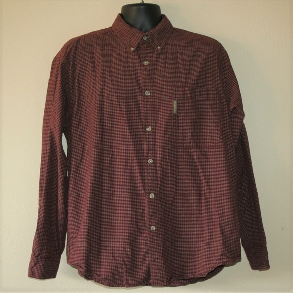 Columbia Other - Columbia Red Checked Button Down Shirt Large